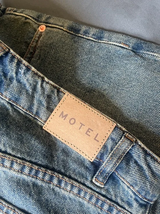 Motel Rocks Low Rise Jeans W26 L34 - Picture 3 of 5